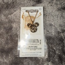 Arribas Brothers Minnie Mouse Filigree Necklace Disney Walt Disney World