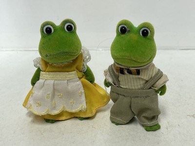 Sylvanian Families Bullrush Frog Family x2 Father & Mother Figures