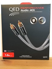 High End Cinchkabel QED Performance Audio 40i - 2x1,0m - wie neu in OVP
