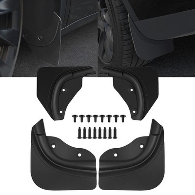For Tesla Model Y Mud Flaps, All-Weather Mud Guards, No Drilling for 2025-2026