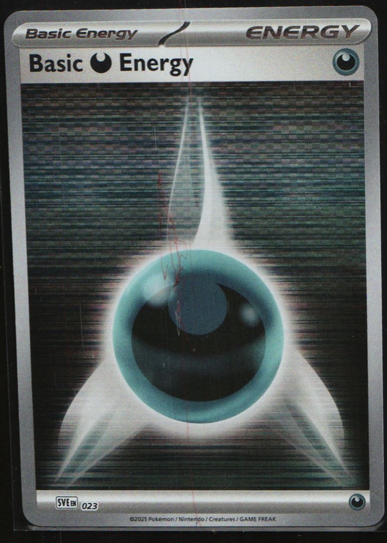 2011 Black & White Darkness Energy Common #111