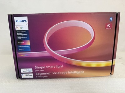 Used -Philips Hue Bluetooth Smart Lightstrip 2m/6ft 80'' Base Kit-minor defect