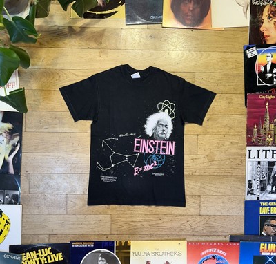 1992 Albert Einstein Vintage T-Shirt The Smithsonian Institution Single Stitched