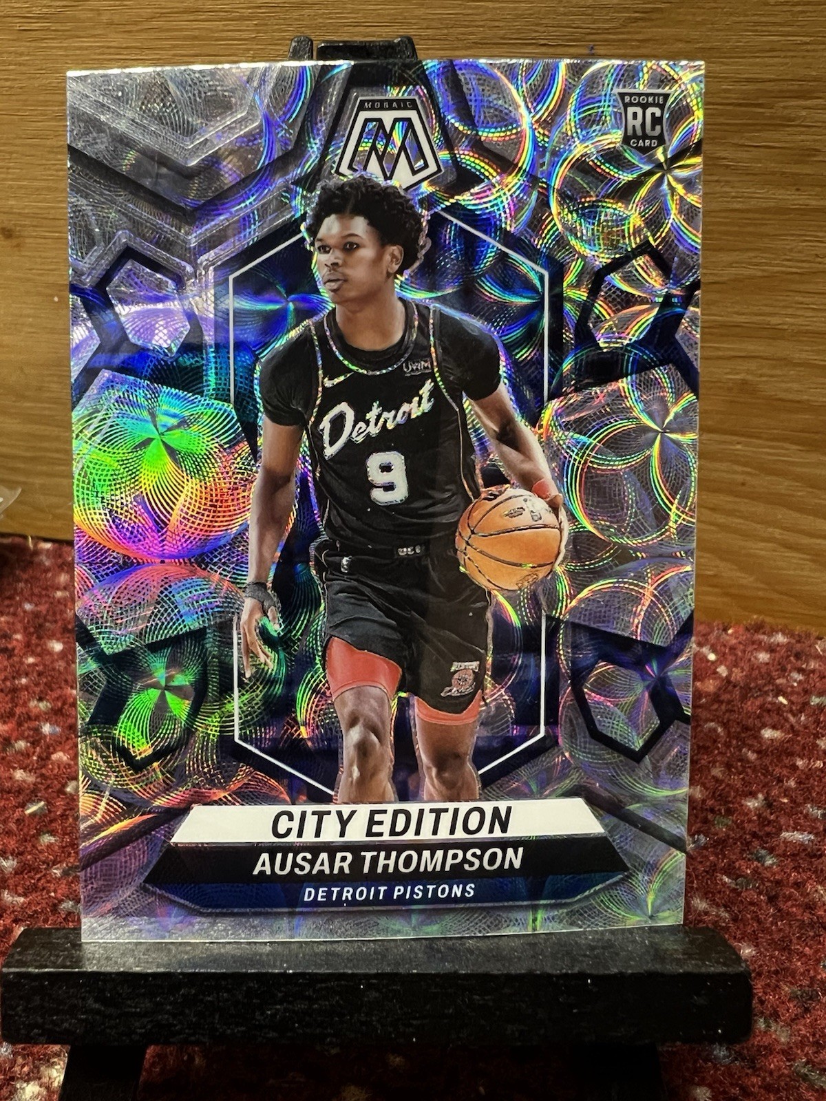 2023-24 Panini Mosaic International Prizm Ausar Thompson #290 Rookie RC