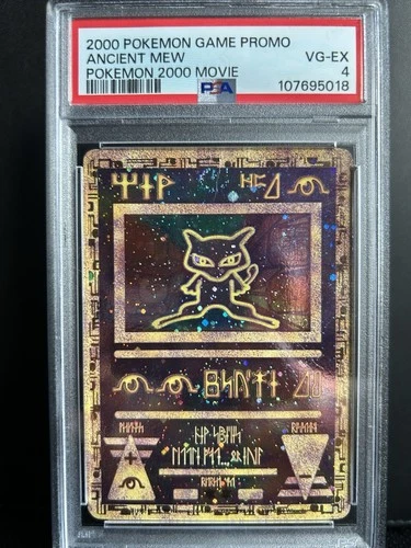 Pokémon TCG Ancient Mew Promo Holo 1 Pokemon 2000 Movie PSA 4 English