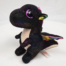 Ty Beanie Boos - ANORA  the Black Dragon (6 Inch) Stuffed Animal Toy