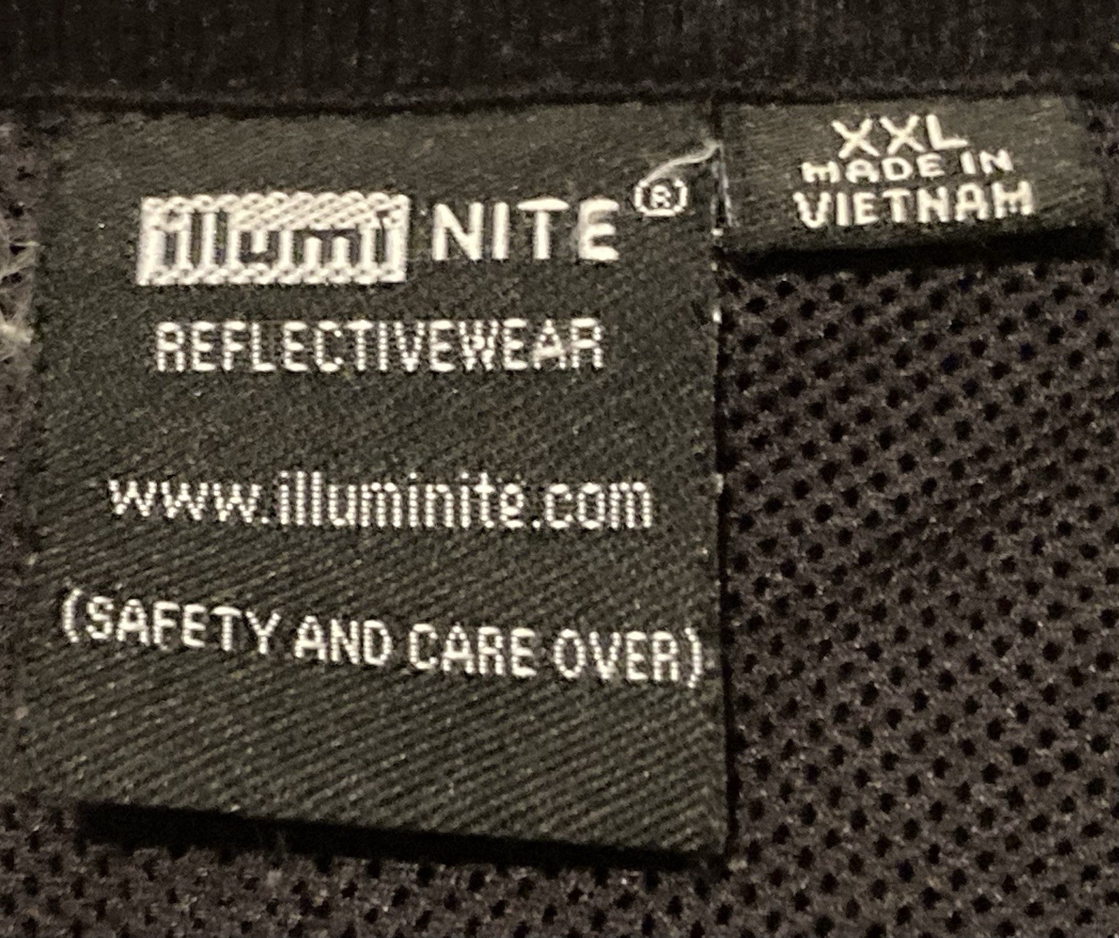 IllumiNite Jacket Mens XXL Orange/Black Reflectivewear Full Zip Running Hike