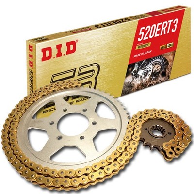 DID Kettensatz Stahl 520ERT3 G&G Clip für Cagiva Mito 125 EV 7-Gang 8P Bauj.1997