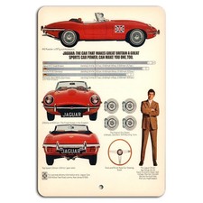 Vintage Jaguar Sign Banginprints Aluminum Retro Automotive Metal Sign Vintage Jaguar Sign Banginprints Aluminum Retro Automotive Metal Sign