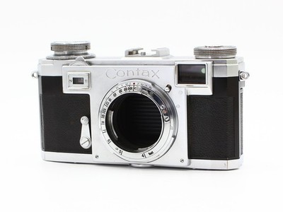 【Exc+5】Funktioniert! CONTAX IIA ZEISS IKON analoge Sucherkamera Gehäuse aus...