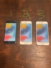 Lot of THREE iPhone 6s Space Gray Silver Gold 2 16GB 1 64GB DAMAGED READ DESC.