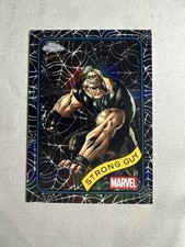 2025 Topps Chrome Marvel #182 Strong Guy Spider Web Refractor /399