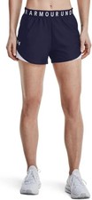 Under Armour Women's Play Up 3.0 Gym Shorts Navy 3" Inseam Size XS