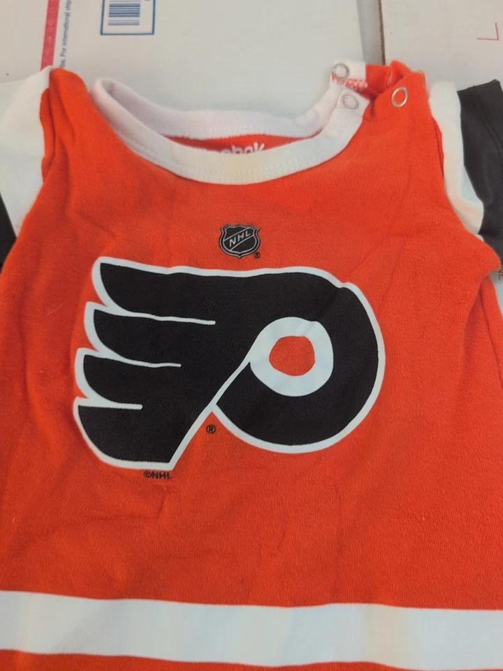 Philadelphia Flyers Boys/Girl's Jumper 3-6 Months ,Orange, Reebok #397 - Image 3 of 4