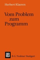 Vom Problem Zum Programm Herbert Klaeren
