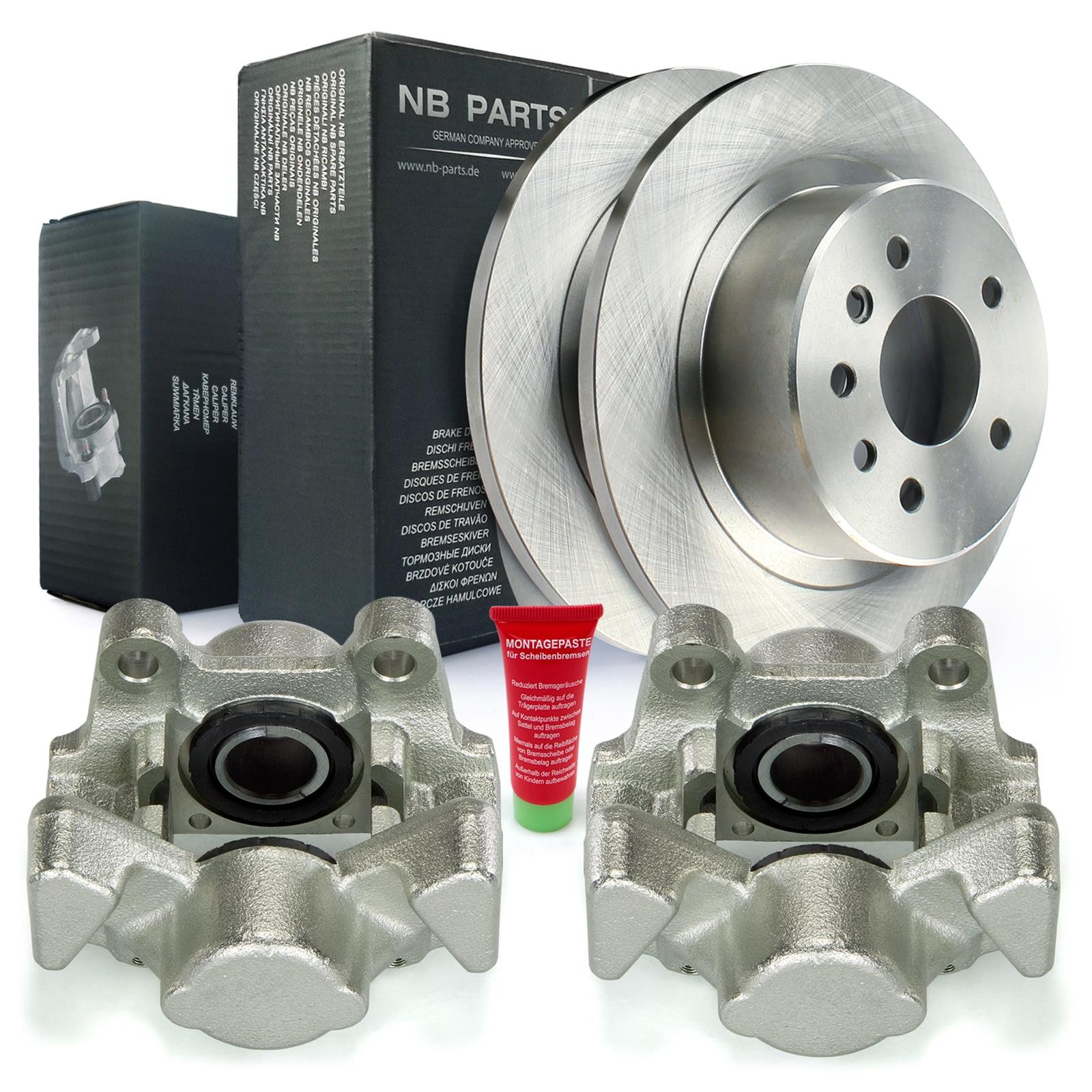 Brake calipers brake calipers + brake discs full 286mm rear for Opel Omega B V94