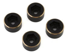 Treal Hobby 1.9" Brass Bead-Lock Wide Wheel Hub Weights (12mm) (4) (26.5g ea)