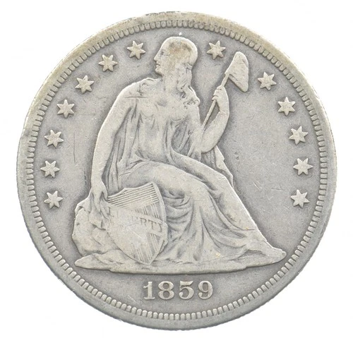 1859-O Seated Liberty Dollar — photo from the most recent tracked eBay sale