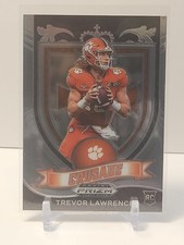 2021 Panini Prizm Draft Picks - Crusade Trevor Lawrence #161 Rookie Card (RC). rookie card picture