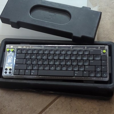 Work Louder Nomad [E] Mechanical Keyboard Black USB-C Bluetooth RGB 348mm