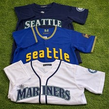 New With Tags! Cal Raleigh Seattle Mariners Men's Jersey! SHIPS SAME DAY!