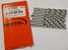 Hertel #20 118 Deg HSS Jobber Bright USA Dril...