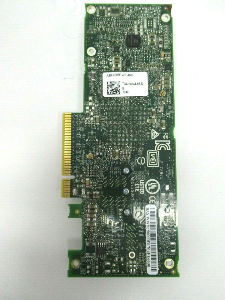 Adaptec ASR-8805E V2 Single 12Gb/s PCIe SAS/SATA3 RAID Controller *NEW* - Image 3 of 4