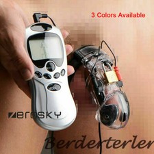 Male Chastity Lock Chastity Device Ball Torture CBT Toy Ring Chastity Cage