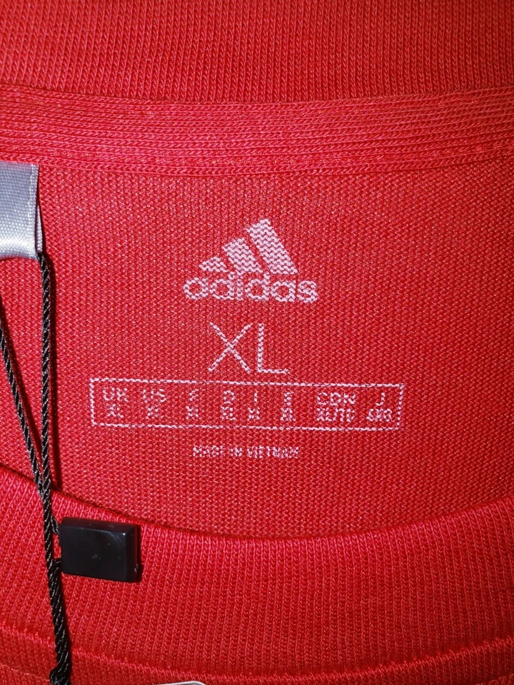 Camiseta para Hombres Adidas Golf Roja Manga Corta Climalite Nueva Con Etiquetas Talla XL Foto 4 de 4