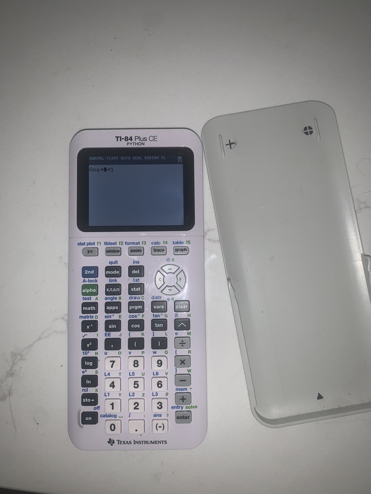 Texas Instruments TI84 Plus CE Python Graphing Calculator White
