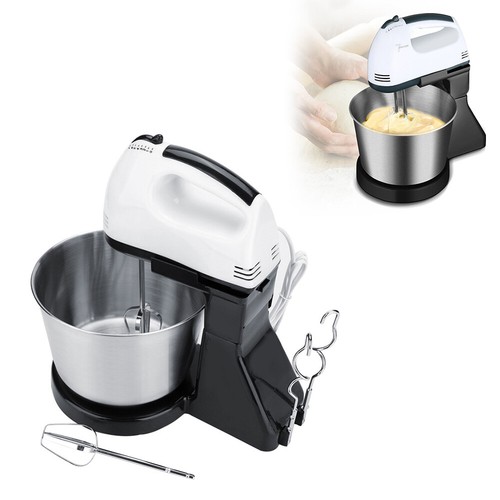 Electric Food Mixer 7 Speed Table Cake Dough Mixer Handheld Egg Beater Blender - Picture 5 of 11