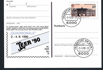 EUROPE C.E.P.T. - Full Post - GERMANY REP. FED. - 1990 - EMPTY '90