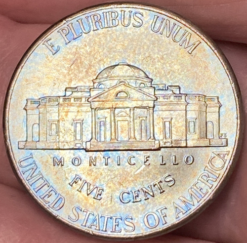 2006-P Jefferson Nickel Beautiful Lustrous Rainbow Toned Coin #4 - Imagen 4 de 17