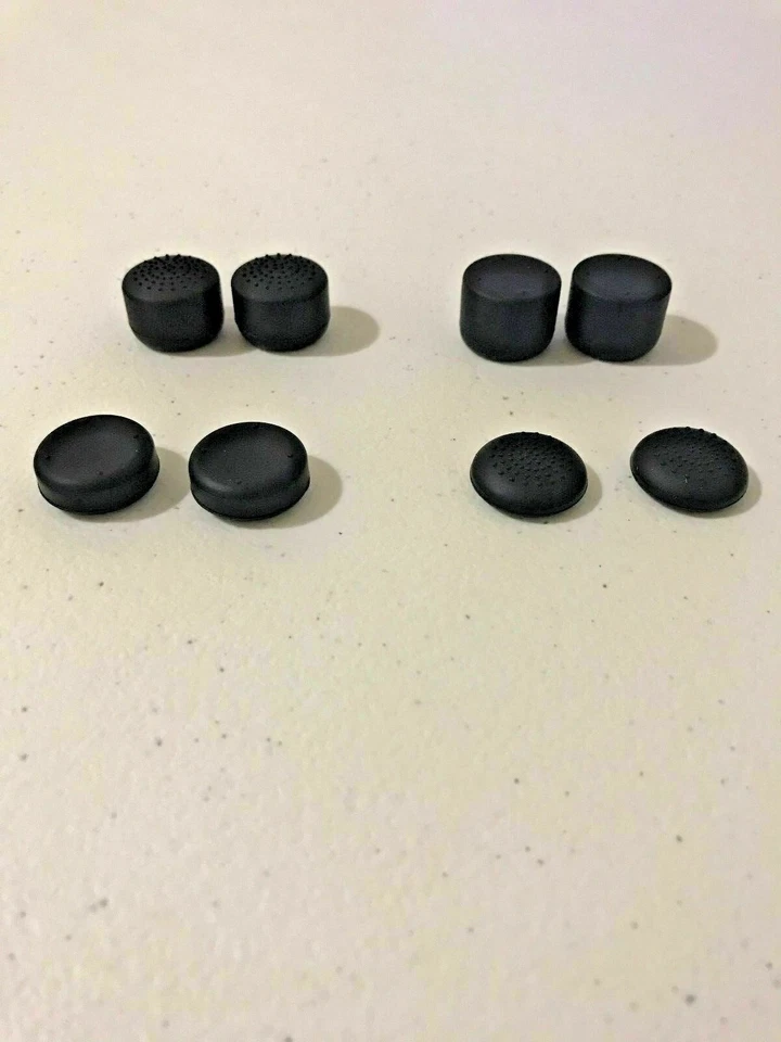8pcs Black Silicone Thumb Stick Grip Cover Caps For PS4 & Xbox One Controler USA - Image 2 of 2