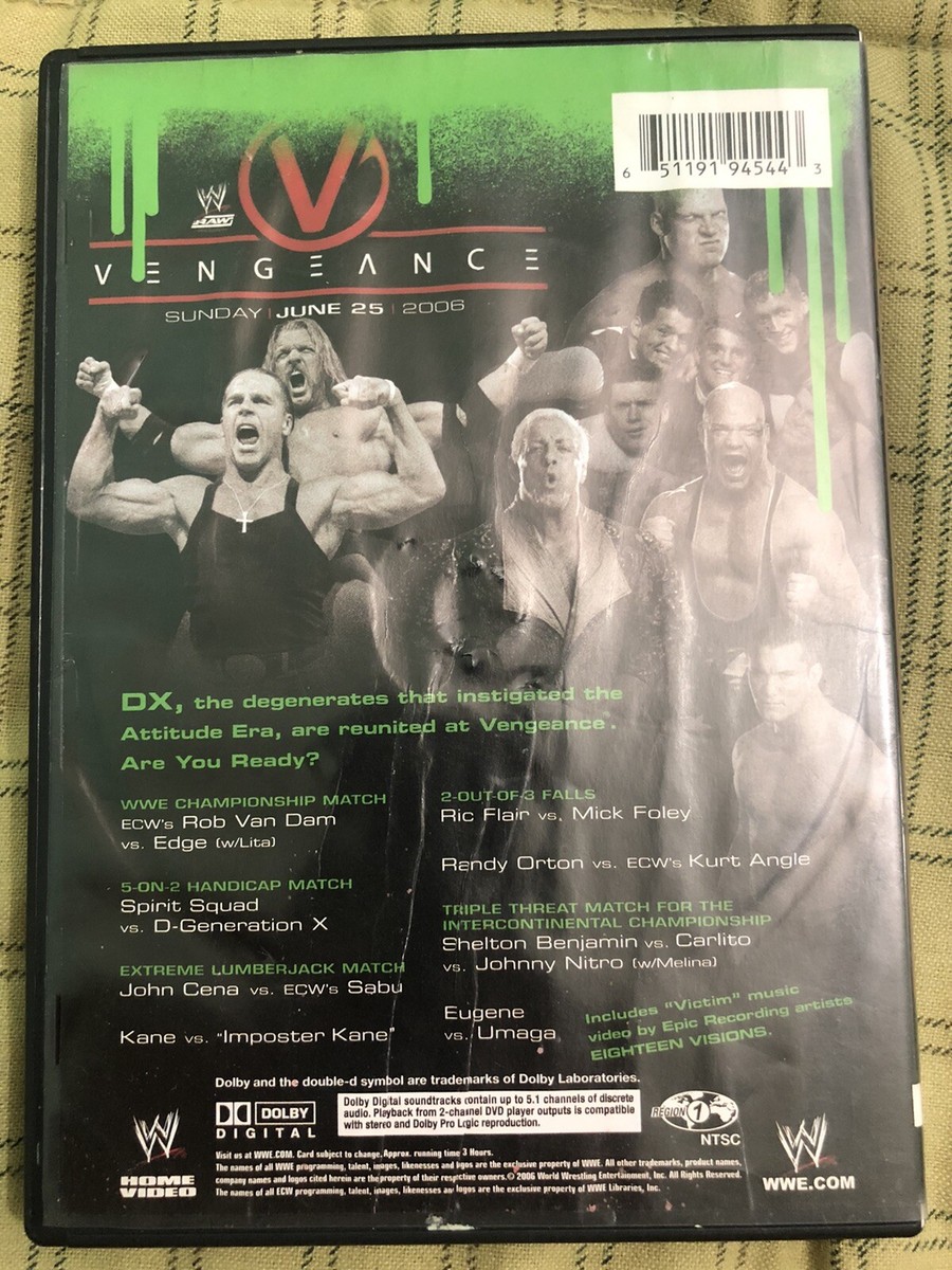 Wwe: Vengeance 2006 [DVD](中古品) WWE: Vengeance 2006 (DVD, 2006) – Very Good | eBay