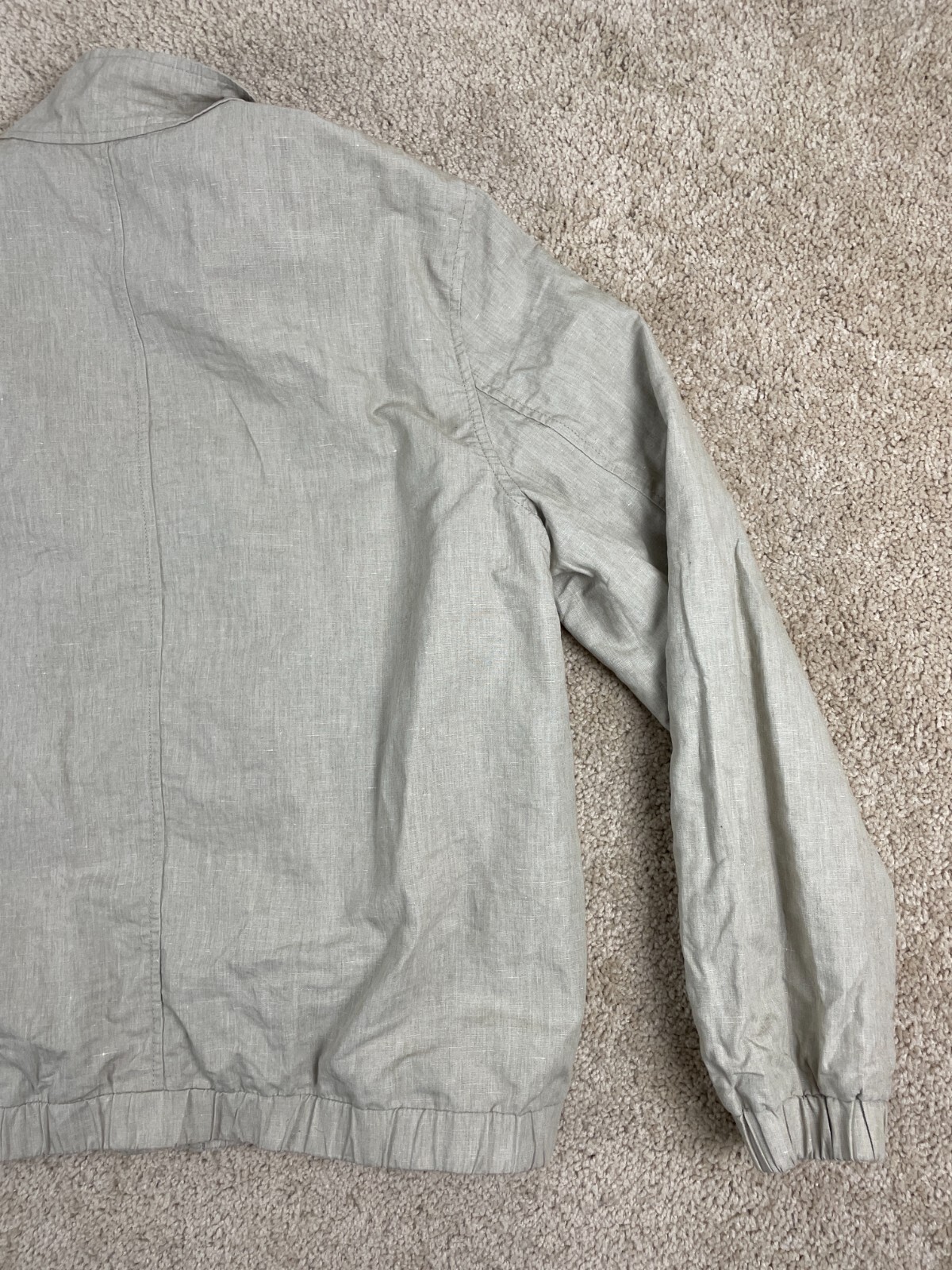 Banana Republic Basic Jacket Mens Large Lined Ful… - image 9