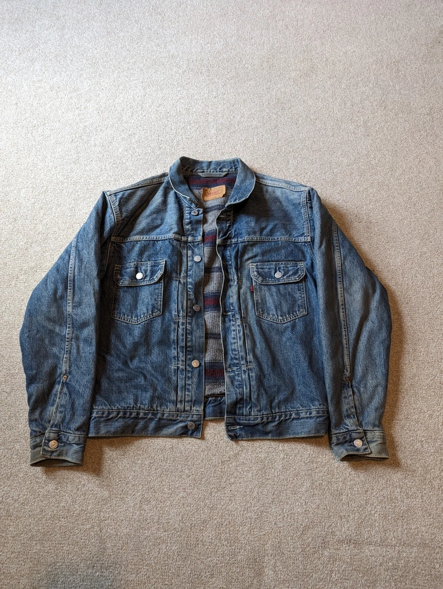 Levi Type 2 Vintage Denim Jacket 71502 Blanket Lined