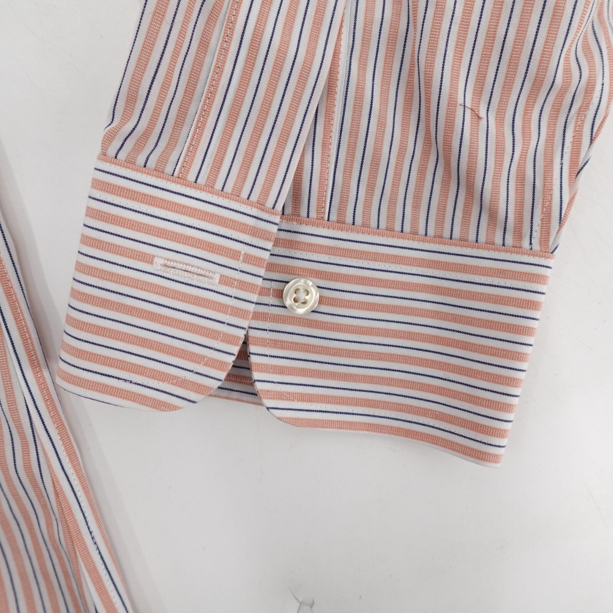 Brooks Brothers Shirt Mens 15.5 33 Regent Peach Striped Brooks Brothers Shirt Mens 15.5 33 Regent Peach Striped