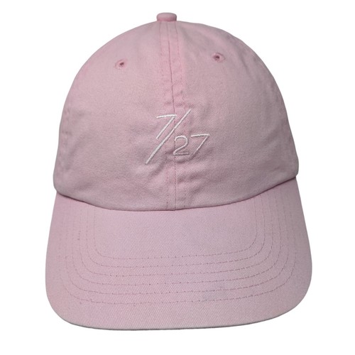 7/27 Fifth Harmony Slideback Hat Pink OSFM Embroidered KC Caps