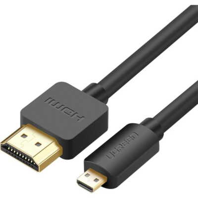 Kabel HDMI - micro HDMI 2.0 4k 60Hz 1,5 m Ugreen Videokabel Videostecker Schwarz