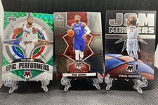 2021-22 Paul George Mosaic Epic Performers Green Prizm + Jam Masters + Base Lot