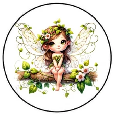 WOODLAND FOREST FAIRY ENVELOPE SEALS LABELS STICKERS PARTY FAVORS