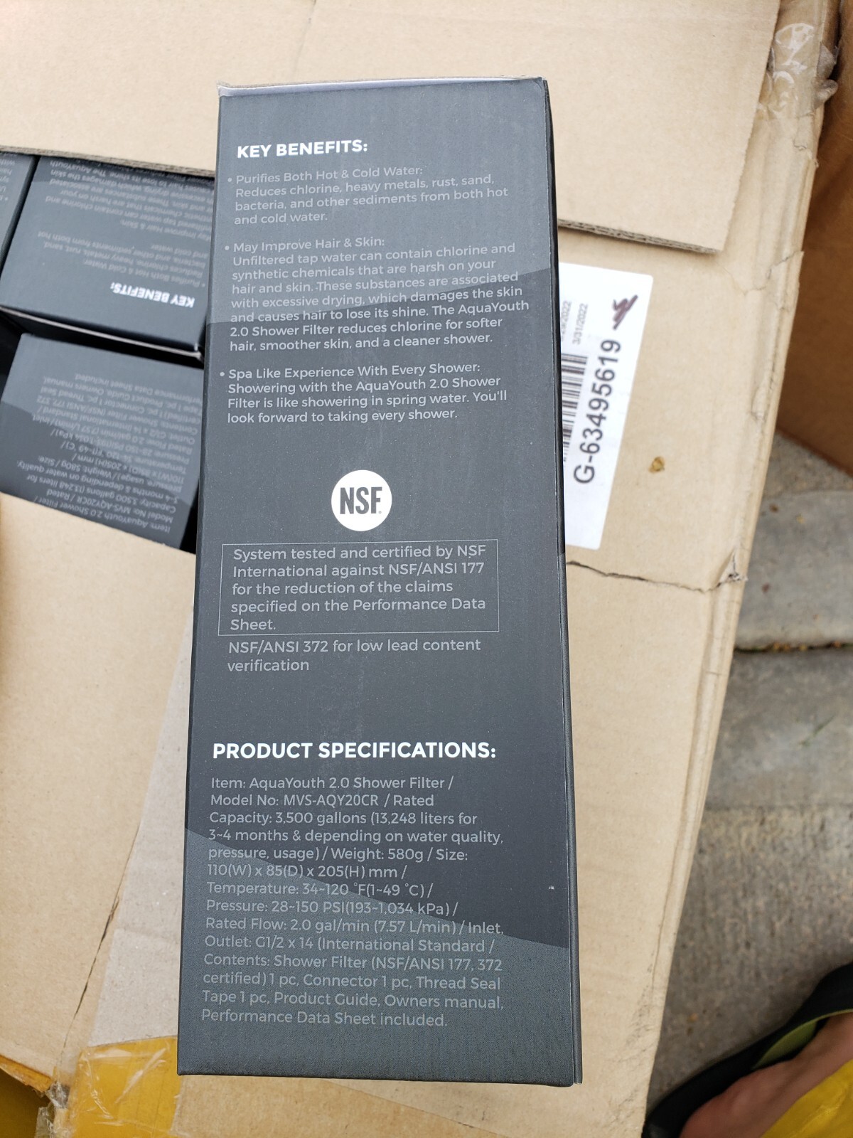 AQUAYOUTH 2.0 SHOWER FILTER eBay