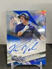 2017 Topps Chrome Blue Refractor /150 Pat Valaika #RA-PV Rookie Auto RC