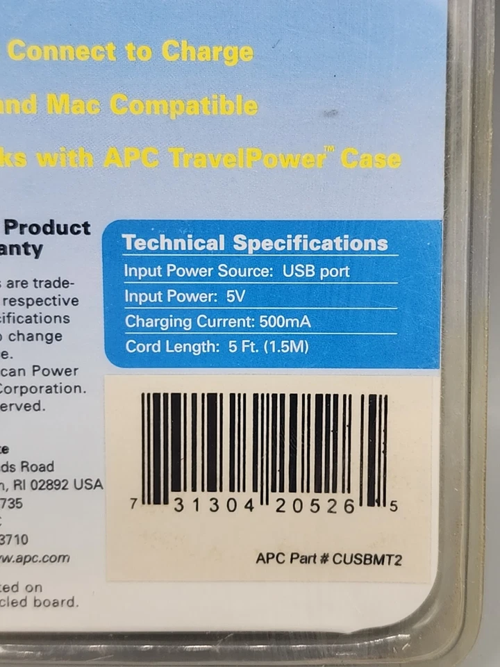 Cable de carga y sincronización USB APC para Motorola APC parte #CUSBMT2 Talkabout Timeport Foto 4 de 4