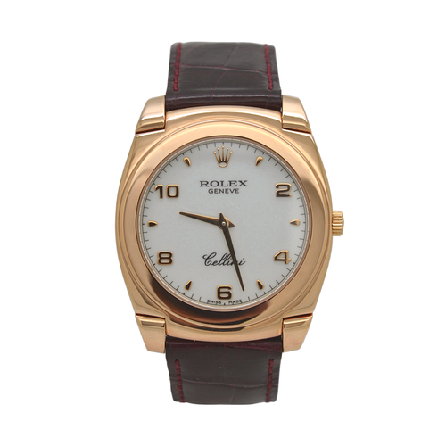ROLEX Cellini Cestello 18k Rose Gold 33mm Manual-wind 5330 Watch | eBay