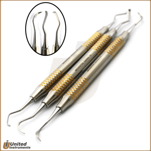 Kit de túnel periodontal conjunto de cuchillos Orban interproximales extirpación de tejidos - Imagen 6 de 7