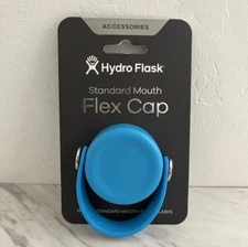 NWT Hydro Flask Standard Mouth Flex Cap Replacement in Pacific Blue