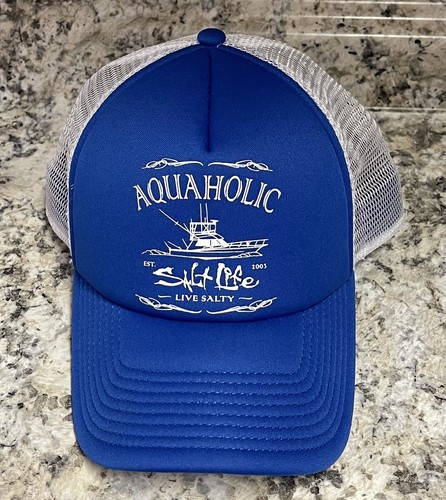 Aquaholic Salt Life Mesh Hat Cap One 