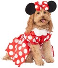 Minnie Mouse Disney Cartoon Classic Fancy Dress Halloween Dog Cat Pet Costume